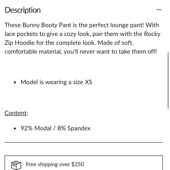 Beach Bunny Booty Pant lounge pants XL - Picture 5 of 5